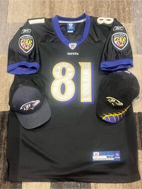 🐦‍⬛ NFL - BALTIMORE RAVENS - Jersey/Hat Bundle 🐦‍⬛